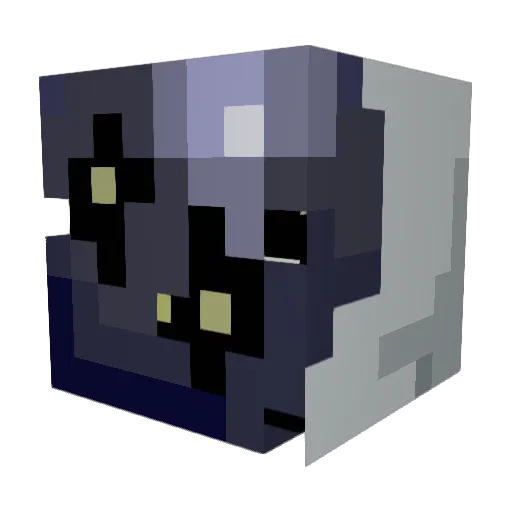 battlethax Minecraft avatar head, 3D render