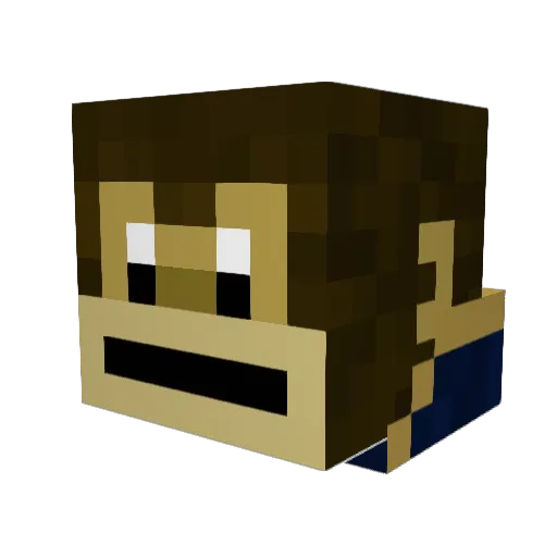 battousai98 Minecraft avatar head, 3D render