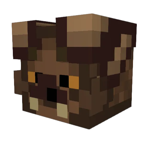 battspend Minecraft avatar head, 3D render