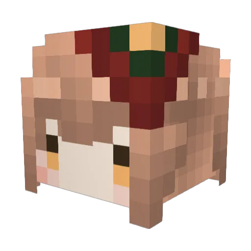 batty8820322 Minecraft avatar head, 3D render