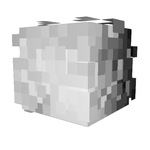 batu_bzh Minecraft avatar head, 3D render