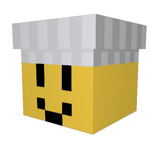 batu_hangg Minecraft avatar head, 3D render