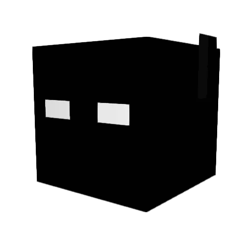 batvivi75 Minecraft avatar head, 3D render