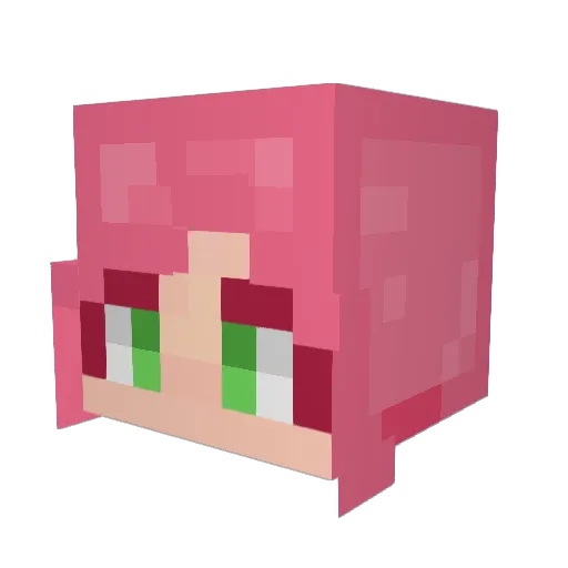 batyoullfly Minecraft avatar head, 3D render