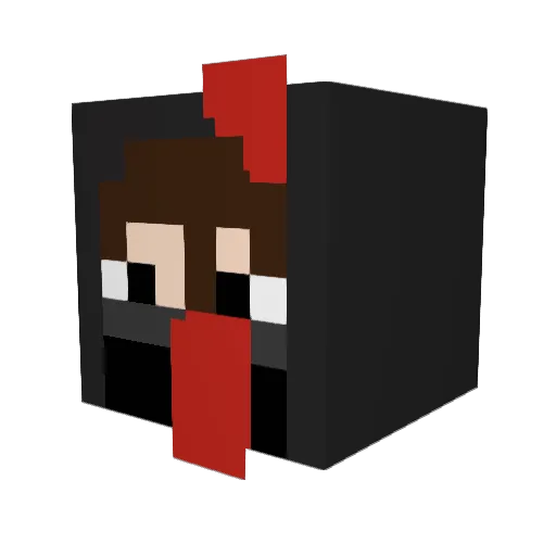 bautim_pro Minecraft avatar head, 3D render