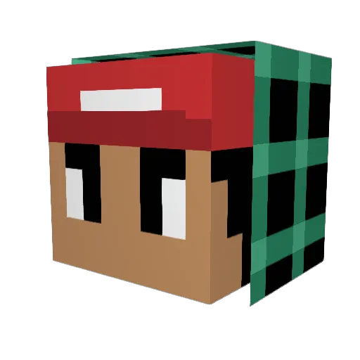 bautis1 Minecraft avatar head, 3D render
