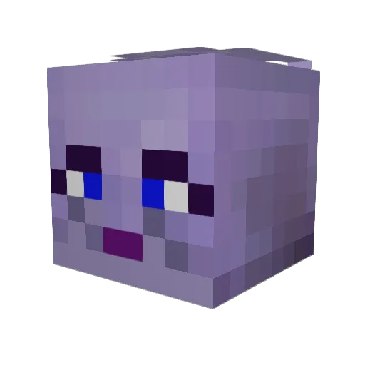 baw7076 Minecraft avatar head, 3D render