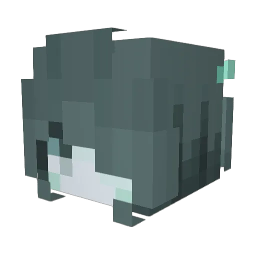 bawkyy Minecraft avatar head, 3D render