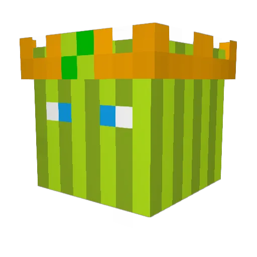 baxter961 Minecraft avatar head, 3D render