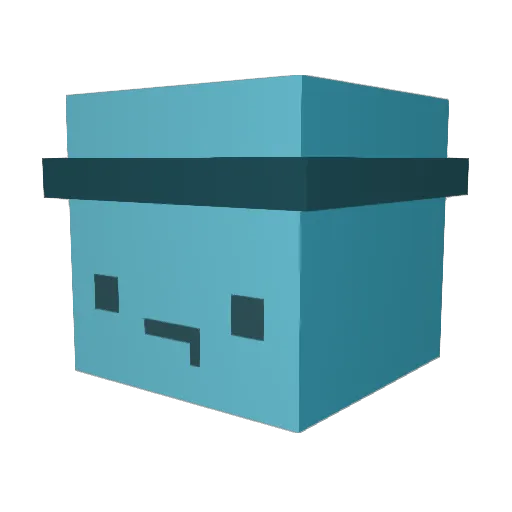 bayaxman Minecraft avatar head, 3D render