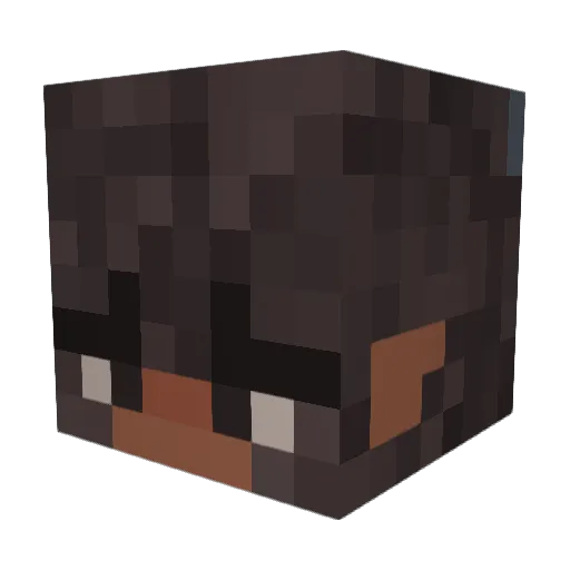 baybee Minecraft avatar head, 3D render