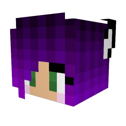 baybrk00 Minecraft avatar head, 3D render