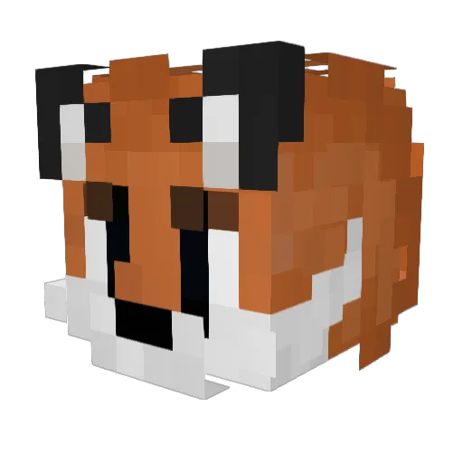 bazingaJojo Minecraft avatar head, 3D render