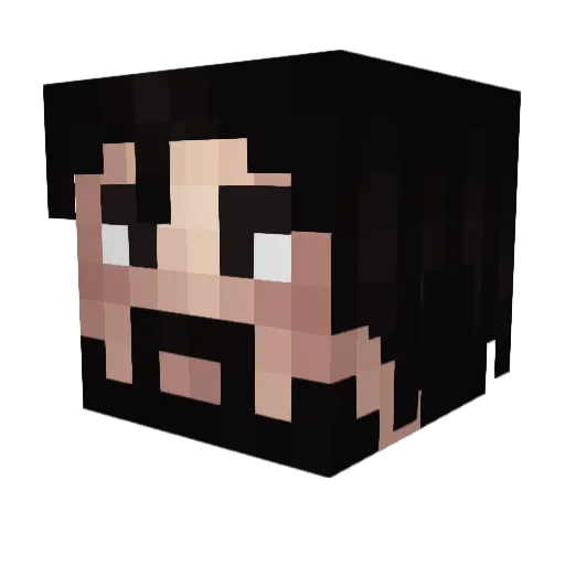 bazy22 Minecraft avatar head, 3D render