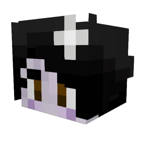 bazyle Minecraft avatar head, 3D render