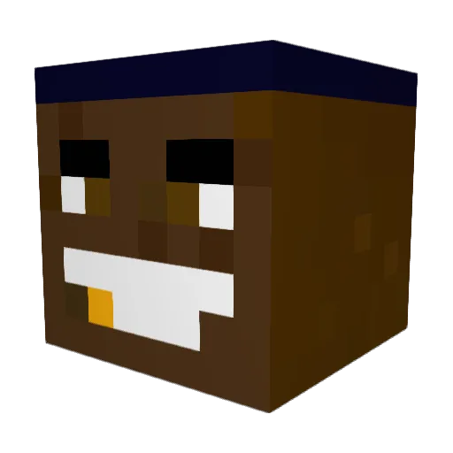 bazza4132 Minecraft avatar head, 3D render