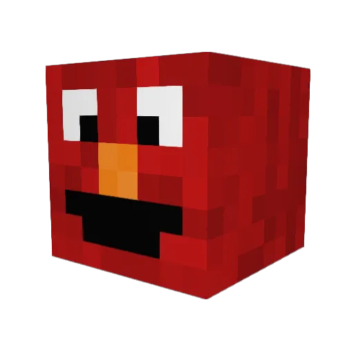 bazzablue2022 Minecraft avatar head, 3D render