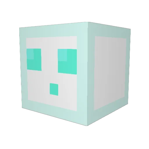 bazzo_24 Minecraft avatar head, 3D render