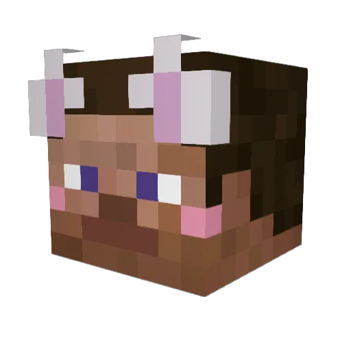 bazzohh Minecraft avatar head, 3D render