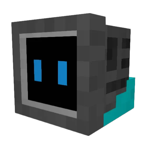 bbBSODdd Minecraft avatar head, 3D render