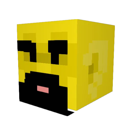 bb_Tripz Minecraft avatar head, 3D render