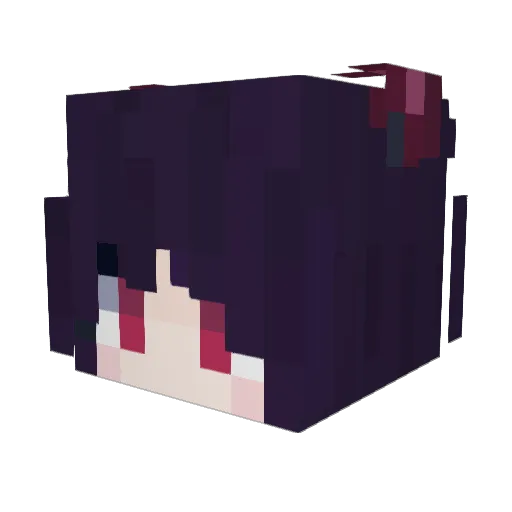 bb_mc Minecraft avatar head, 3D render