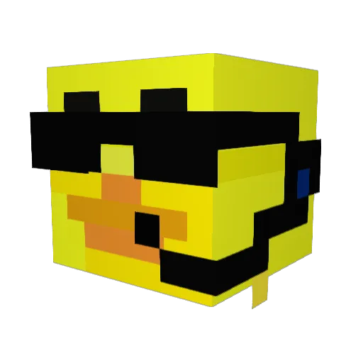 bball4241 Minecraft avatar head, 3D render