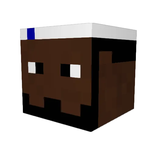 bballaddict22 Minecraft avatar head, 3D render