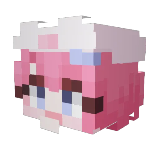 bbangso20 Minecraft avatar head, 3D render