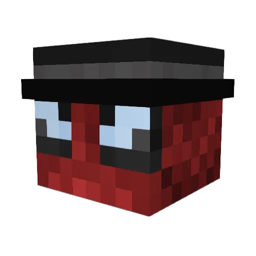 bbartek21 Minecraft avatar head, 3D render