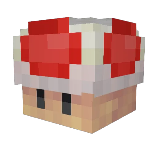 bbc_Breakfast Minecraft avatar head, 3D render