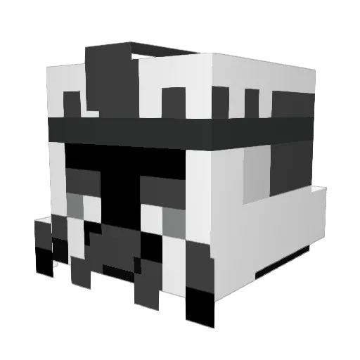 bben95 Minecraft avatar head, 3D render