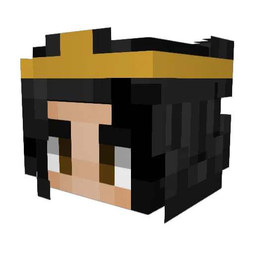bbg2021 Minecraft avatar head, 3D render