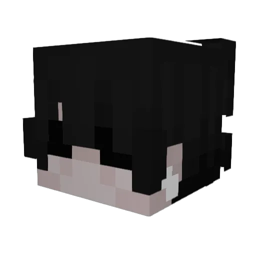 bbhyzer Minecraft avatar head, 3D render