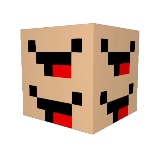 bbillys Minecraft avatar head, 3D render
