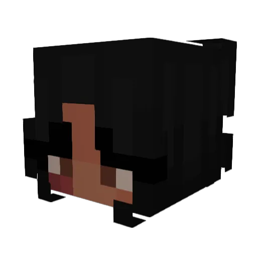 bbilson Minecraft avatar head, 3D render