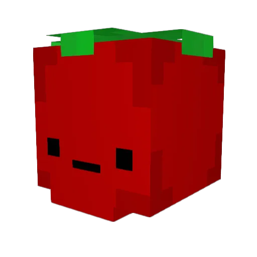 bbitwo Minecraft avatar head, 3D render