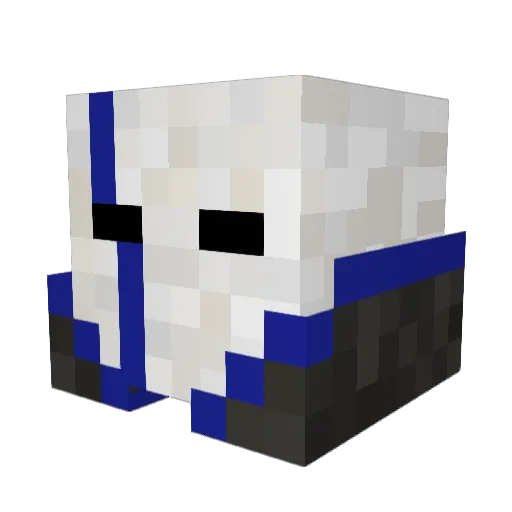 bbkingwithaj Minecraft avatar head, 3D render