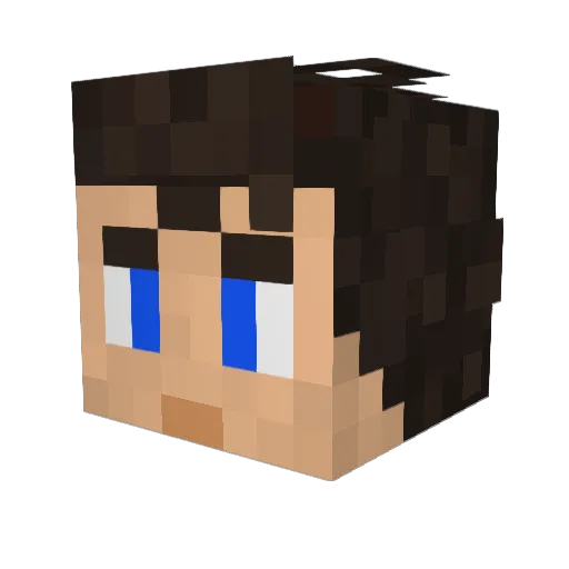 bbkrazy99 Minecraft avatar head, 3D render