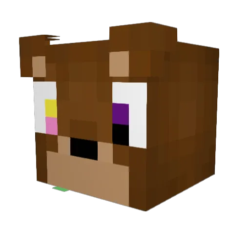 bblbryan_ Minecraft avatar head, 3D render
