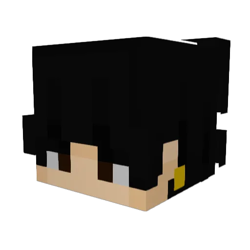 bbluebmw92 Minecraft avatar head, 3D render