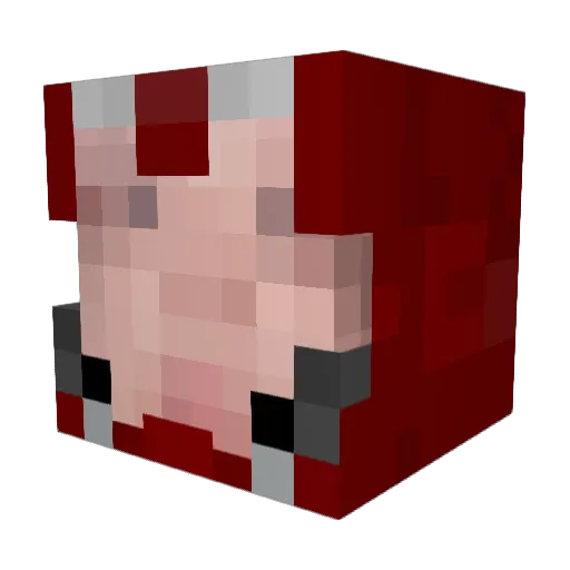 bbmafiaderek Minecraft avatar head, 3D render