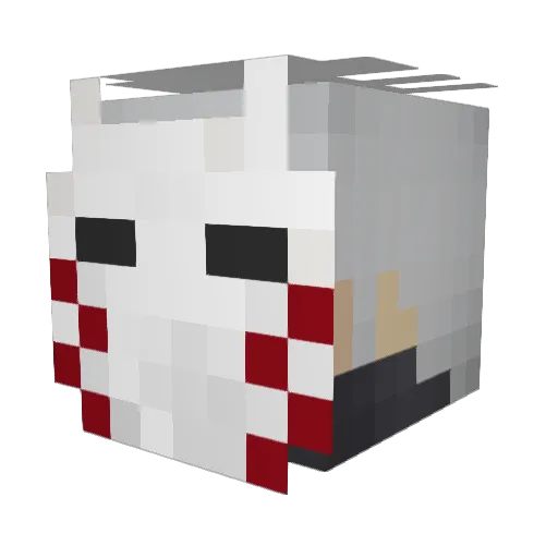 bbman02 Minecraft avatar head, 3D render