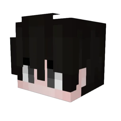 bbmelo Minecraft avatar head, 3D render