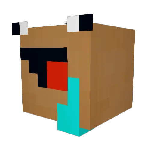 bbo4210 Minecraft avatar head, 3D render