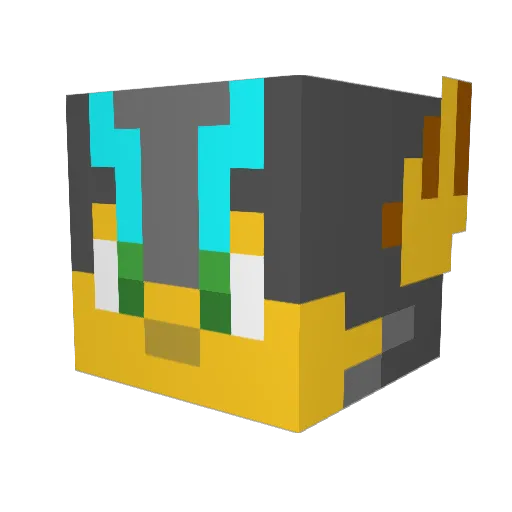bbobs2 Minecraft avatar head, 3D render