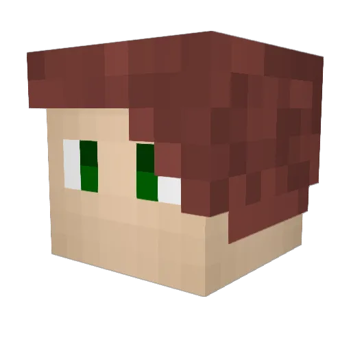 bboddy Minecraft avatar head, 3D render