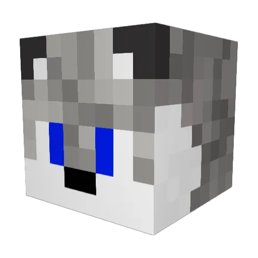 bboosstt Minecraft avatar head, 3D render