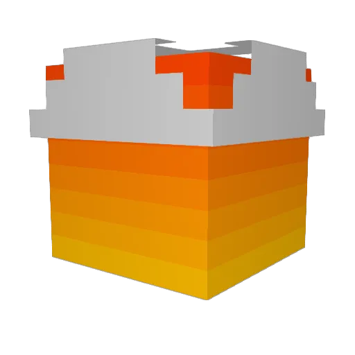 bbowser12 Minecraft avatar head, 3D render
