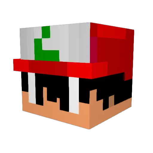 bboydastyck Minecraft avatar head, 3D render